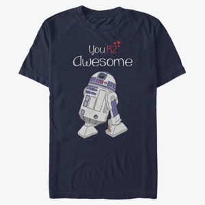 Queens Star Wars: Classic - You R2 Awesome Unisex T-Shirt Navy Blue