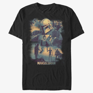 Queens Star Wars: Clone Wars - Mando Memory Unisex T-Shirt Black