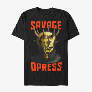 Queens Star Wars: Clone Wars - Savage Face Unisex T-Shirt Black
