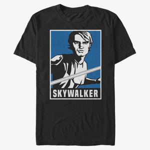 Queens Star Wars: Clone Wars - Skywalker Poster Unisex T-Shirt Black