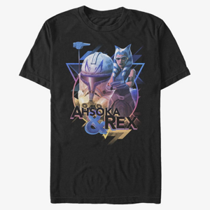 Queens Star Wars: Clone Wars - Triangular Ahsoka Rex Unisex T-Shirt Black