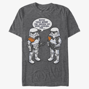 Queens Star Wars - Droid Whoops Unisex T-Shirt Dark Heather Grey