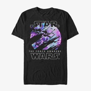 Queens Star Wars: Episode 7 - Galactic Unisex T-Shirt Black
