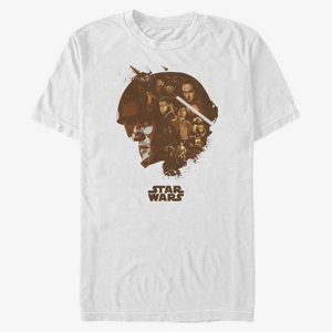 Queens Star Wars: Episode 7 - Poe Head Fill Unisex T-Shirt White