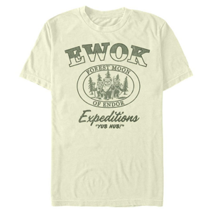 Queens Star Wars - EWOK EXPEDITIONS Men's T-Shirt Natural