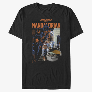 Queens Star Wars: Mandalorian - Cut Up Unisex T-Shirt Black