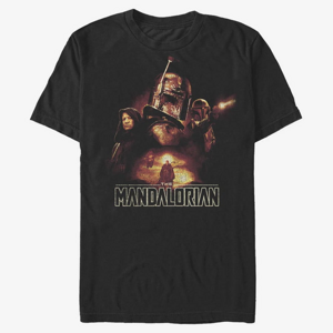 Queens Star Wars: Mandalorian - Fett Journey Unisex T-Shirt Black