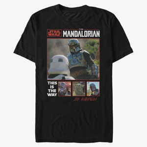 Queens Star Wars: Mandalorian - Fett Returns Unisex T-Shirt Black
