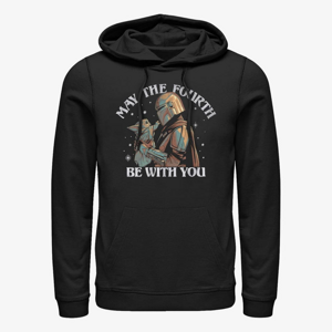Queens Star Wars: Mandalorian - Fourth Be With You Unisex Hoodie Black