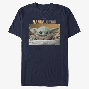 Queens Star Wars: Mandalorian - Small Box Unisex T-Shirt Navy Blue