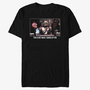 Queens Star Wars: Mandalorian - Squad Goals Unisex T-Shirt Black