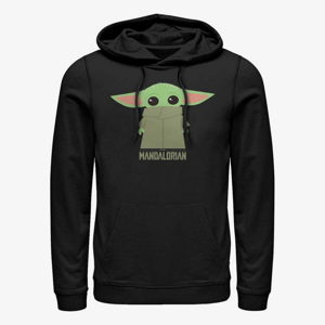 Queens Star Wars: Mandalorian - The Child Covered Face Unisex Hoodie Black