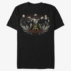Queens Star Wars: Mandalorian - Vintage Crew Unisex T-Shirt Black