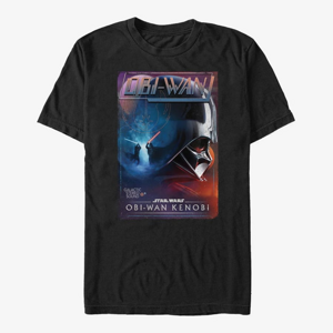 Queens Star Wars Obi-Wan - Vader Vhs Unisex T-Shirt Black
