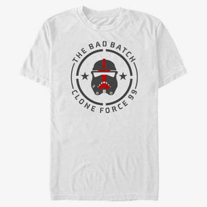 Queens Star Wars: The Bad Batch - BB Badge Clone Unisex T-Shirt White