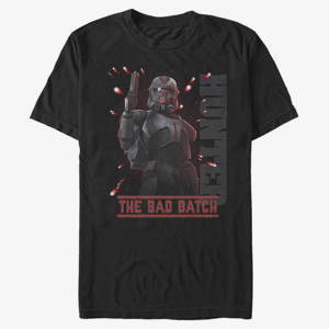 Queens Star Wars: The Bad Batch - Hunter Batch Unisex T-Shirt Black