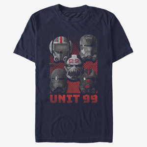 Queens Star Wars: The Bad Batch - Unit 99 Unisex T-Shirt Navy Blue