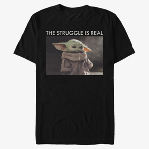 Queens Star Wars: The Mandalorian - Baby Yoda Meme Unisex T-Shirt Black