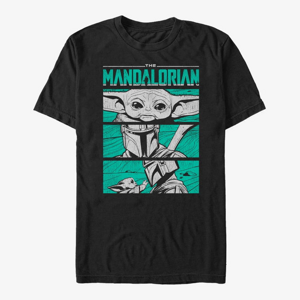 Queens Star Wars: The Mandalorian - Block Party Unisex T-Shirt Black