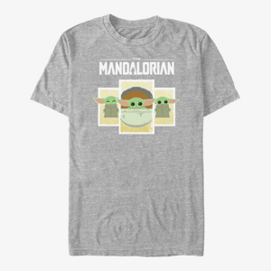 Queens Star Wars: The Mandalorian - Child Boxes Unisex T-Shirt Heather Grey