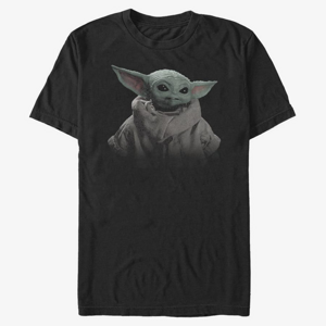 Queens Star Wars: The Mandalorian - Child Fade Unisex T-Shirt Black
