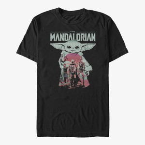 Queens Star Wars: The Mandalorian - Child Fill Unisex T-Shirt Black
