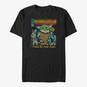 Queens Star Wars: The Mandalorian - Child Poster Unisex T-Shirt Black