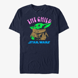 Queens Star Wars: The Mandalorian - CHILD Unisex T-Shirt Navy Blue