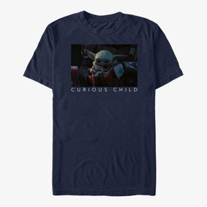 Queens Star Wars: The Mandalorian - Curious Photo Unisex T-Shirt Navy Blue