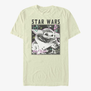 Queens Star Wars: The Mandalorian - Doodle Photo Unisex T-Shirt Natural