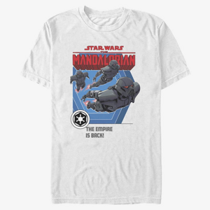 Queens Star Wars: The Mandalorian - Empire Returns Unisex T-Shirt White