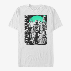 Queens Star Wars: The Mandalorian - Group Poster Unisex T-Shirt White