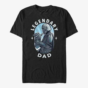 Queens Star Wars: The Mandalorian - Legendary Dad Unisex T-Shirt Black