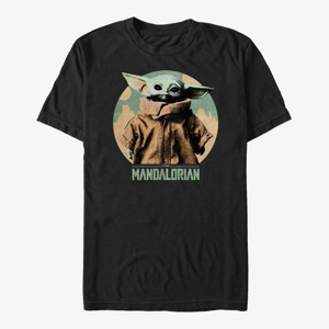 Queens Star Wars: The Mandalorian - Light Vintage Child Unisex T-Shirt Black