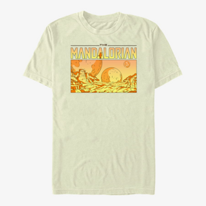 Queens Star Wars: The Mandalorian - Mandalorian Desert Space Unisex T-Shirt Natural