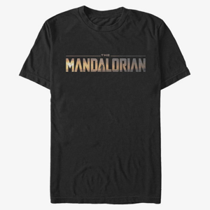 Queens Star Wars: The Mandalorian - Mandalorian Logo Unisex T-Shirt Black