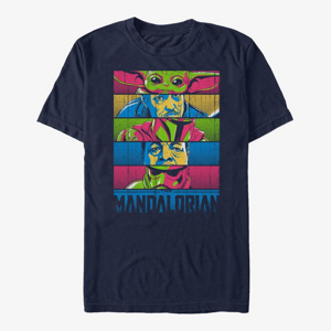 Queens Star Wars: The Mandalorian - Mando Bro Unisex T-Shirt Navy Blue