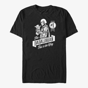 Queens Star Wars: The Mandalorian - Mando Side shot Unisex T-Shirt Black