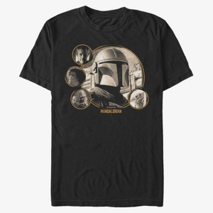 Queens Star Wars: The Mandalorian - MandoMon Epi Mando Unisex T-Shirt Black