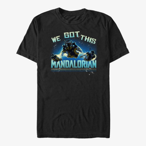 Queens Star Wars: The Mandalorian - MandoMon Epi3 Follow Unisex T-Shirt Black