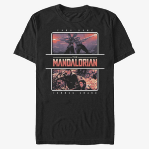 Queens Star Wars: The Mandalorian - MandoMon Epi6 Chased Unisex T-Shirt Black