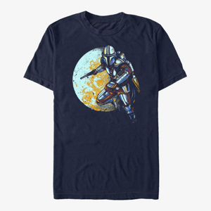 Queens Star Wars: The Mandalorian - Moondo Lorian Unisex T-Shirt Navy Blue