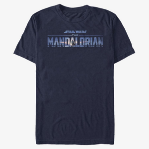 Queens Star Wars: The Mandalorian - New Mando Logo Unisex T-Shirt Navy Blue