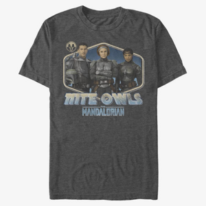 Queens Star Wars: The Mandalorian - Nite Owls Unisex T-Shirt Dark Heather Grey