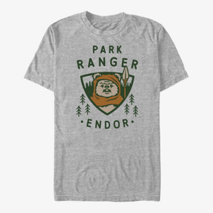 Queens Star Wars: The Mandalorian - Park Ranger Unisex T-Shirt Heather Grey