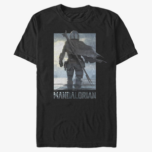 Queens Star Wars: The Mandalorian - Poster Mando Men's T-Shirt Black