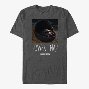 Queens Star Wars: The Mandalorian - Power Nap Unisex T-Shirt Dark Heather Grey