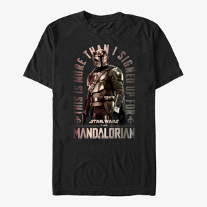 Queens Star Wars: The Mandalorian - Signed Up Unisex T-Shirt Black