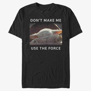 Queens Star Wars: The Mandalorian - Small Meme Unisex T-Shirt Black