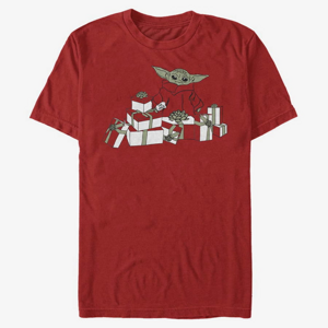 Queens Star Wars: The Mandalorian - The Child And Gifts Unisex T-Shirt Red